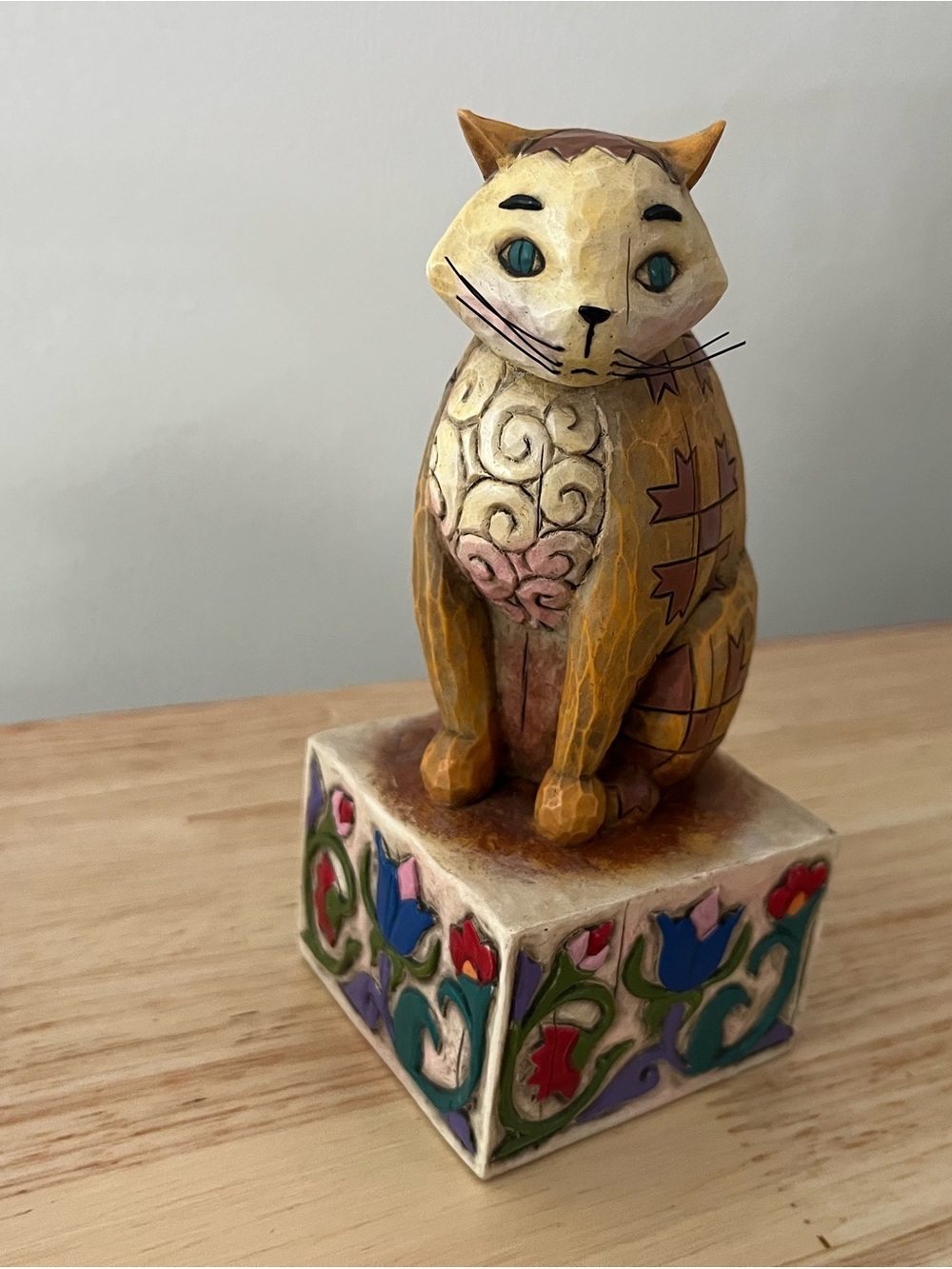 Jim Shore Jasper Cat Figurine 114424 Heartwood Creek Enesco 2003 Retired 5.5”